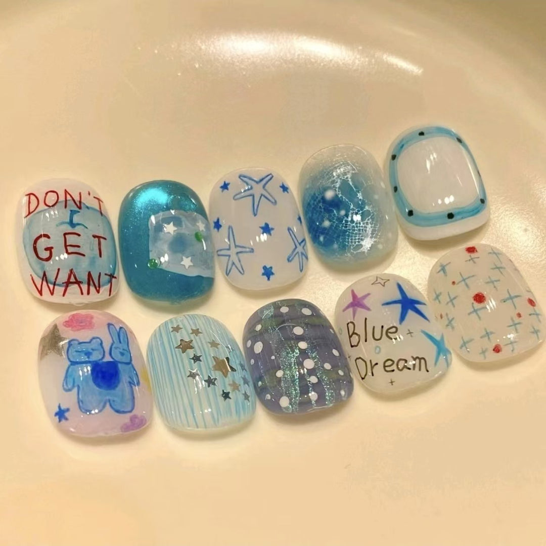 Artistic Press-On Nail Designs Stornfield