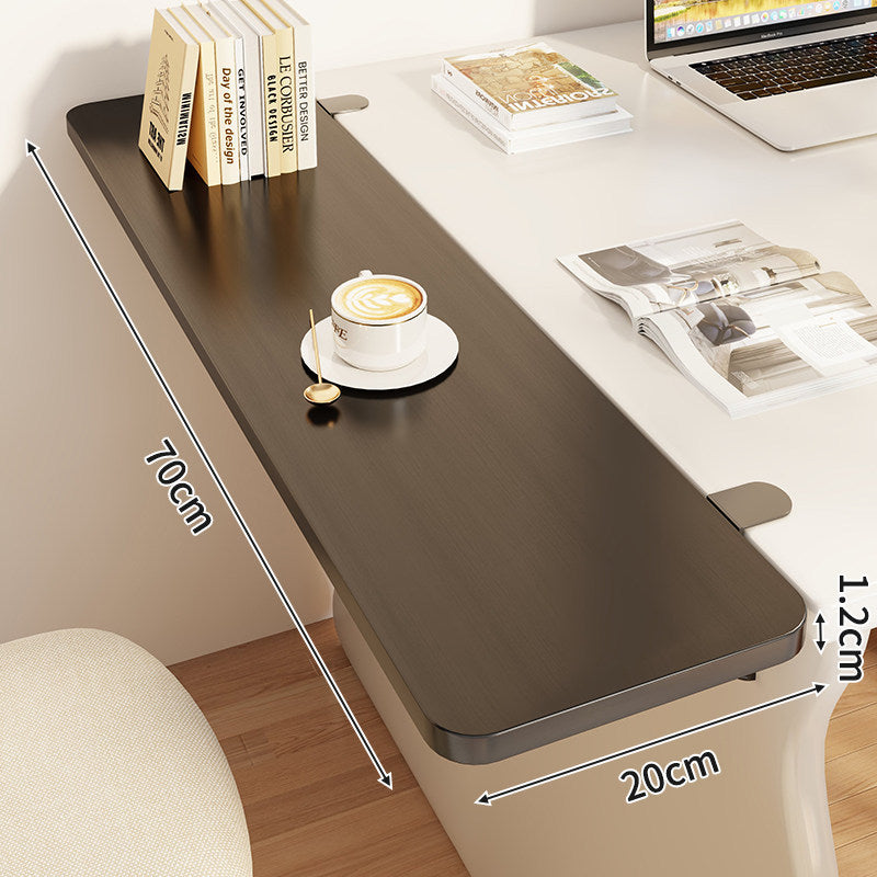 Compact Wall-Mounted Foldable Clamp-On Desk Shelf