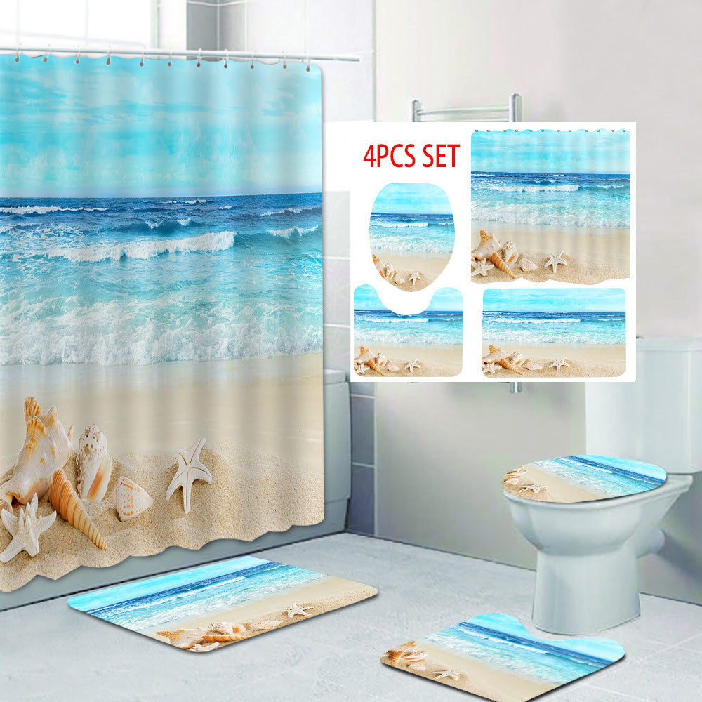 Beach-Themed Shower Curtain Stornfield