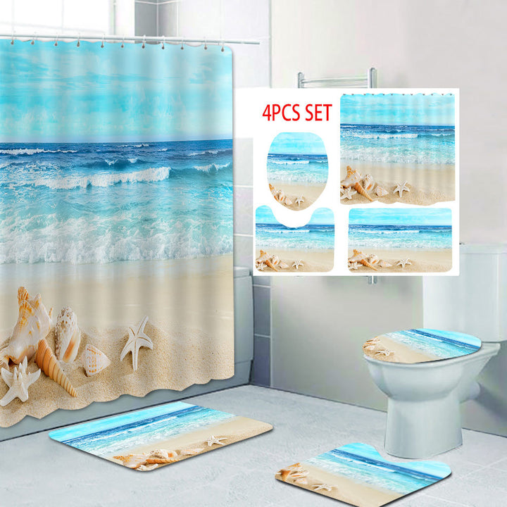 Beach-Themed Shower Curtain Stornfield