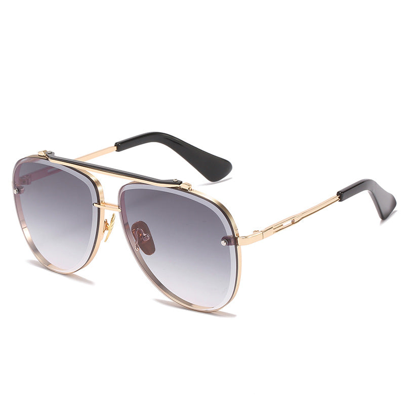 Women's Oversized Pilot Sunglasses with Adjustable Nose Pads and High-Quality Metal Frame Stornfield