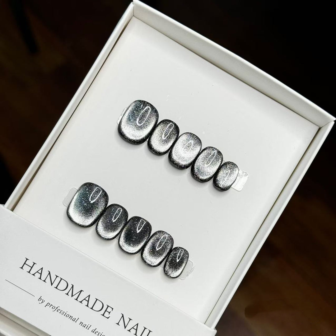 Handmade Glittery Press-On Nail Set