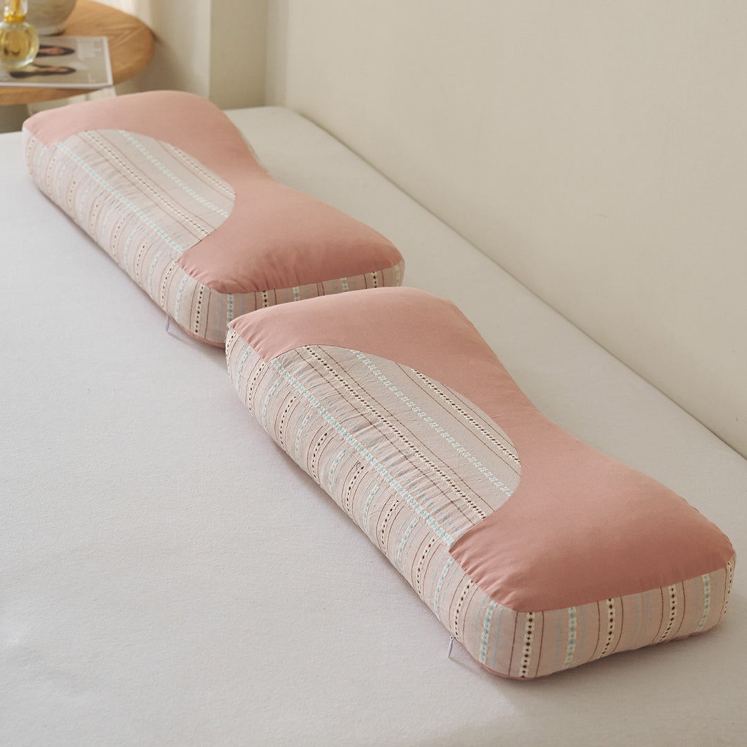 Ergonomic Sleep Pillow with Fine Pattern Structure Stornfield