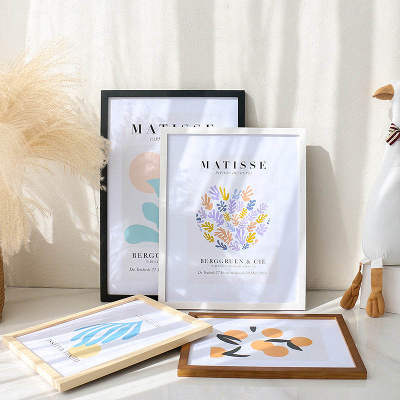 Elegant Framed Botanical Art Display