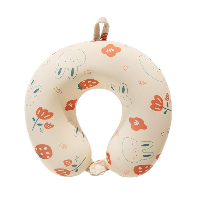 Ergonomic neck pillow with floral design Stornfield
