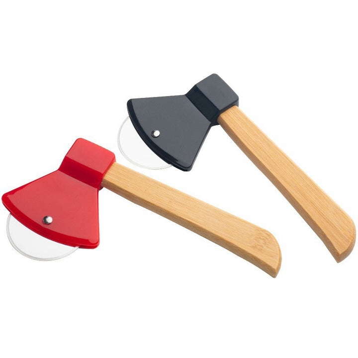 Pizza cutter with ergonomic wooden handle Stornfield