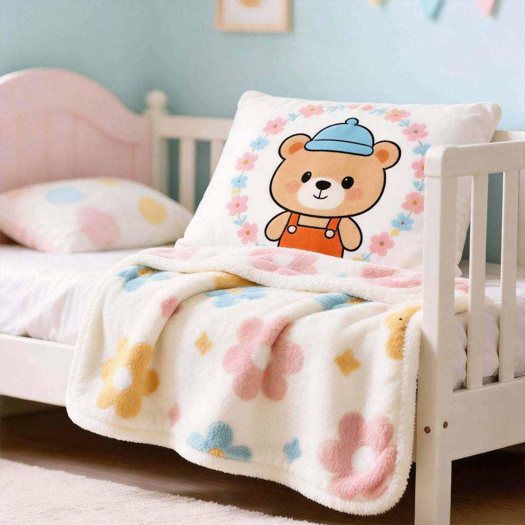 Children's cuddly blanket with animal motif Stornfield