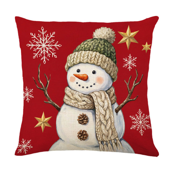 Festive Holiday-Themed Throw Pillow