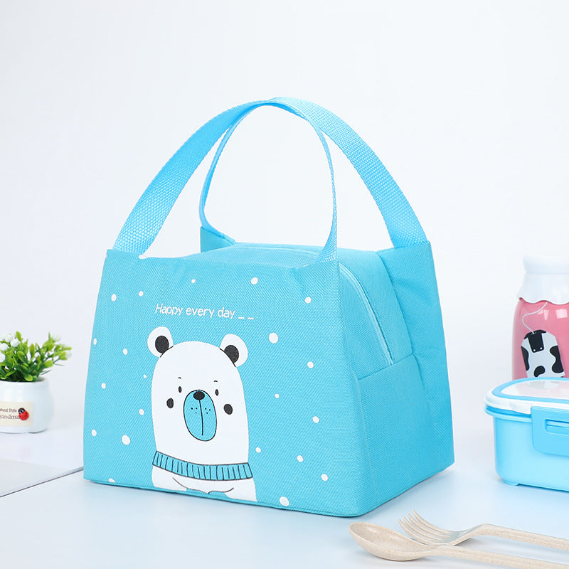 Cute Bear Print Insulated Lunch Bag Stornfield