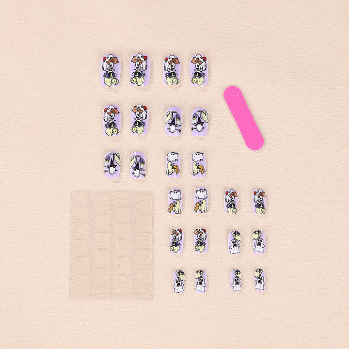 Creative Nail Set with Cartoon Designs Stornfield