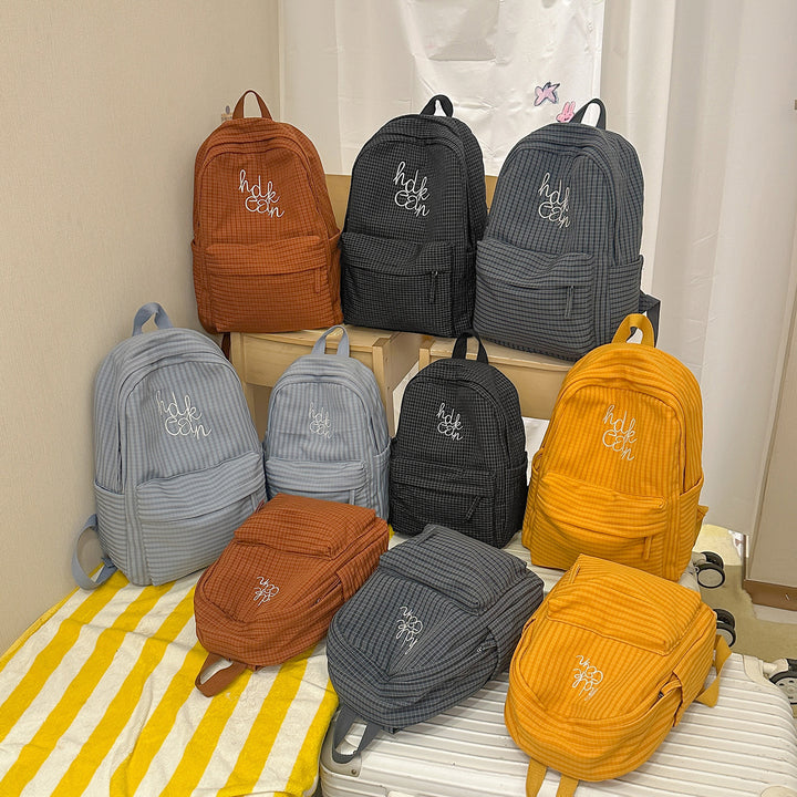 Casual Checked Patterned Backpack Stornfield