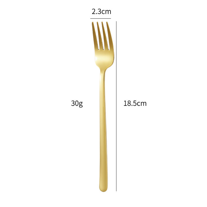 Elegant dessert spoon with luxurious golden surface Stornfield