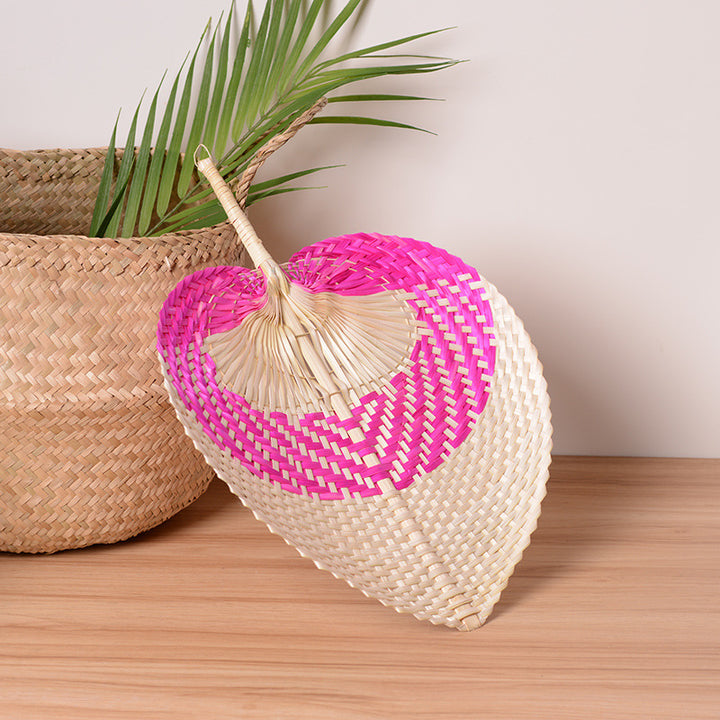 Women handmade fan made of natural material Stornfield