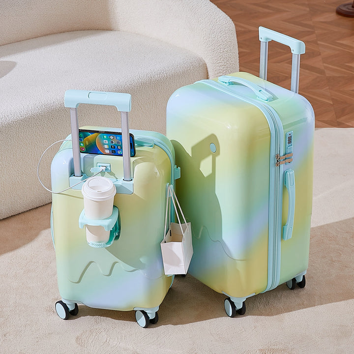Smart Phone-Integrated Travel Suitcase Stornfield