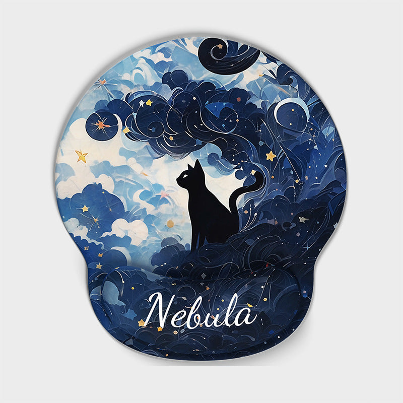 Artistic Nebula-Themed Mouse Pad Stornfield