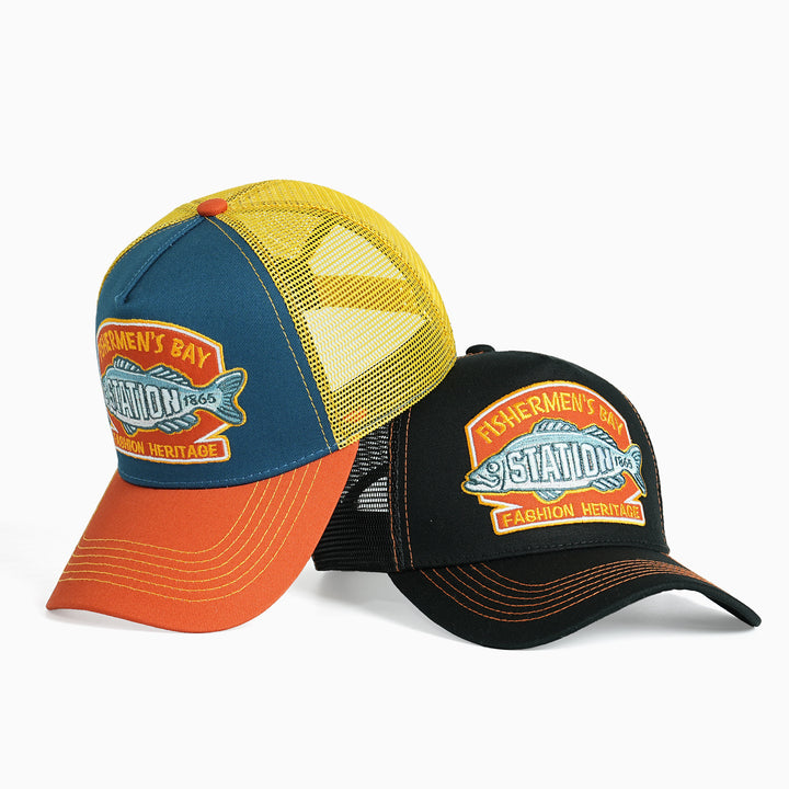 Ladies Trucker Cap with outstanding embroidery design Stornfield