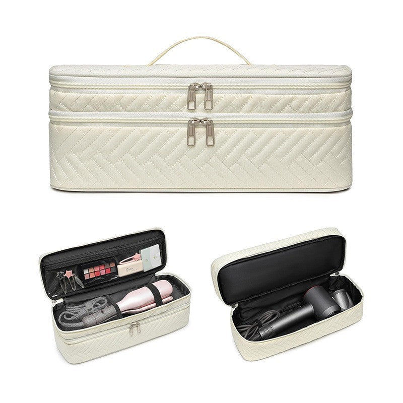 Cosmetic organizer bag for hair dryers and styling tools Stornfield