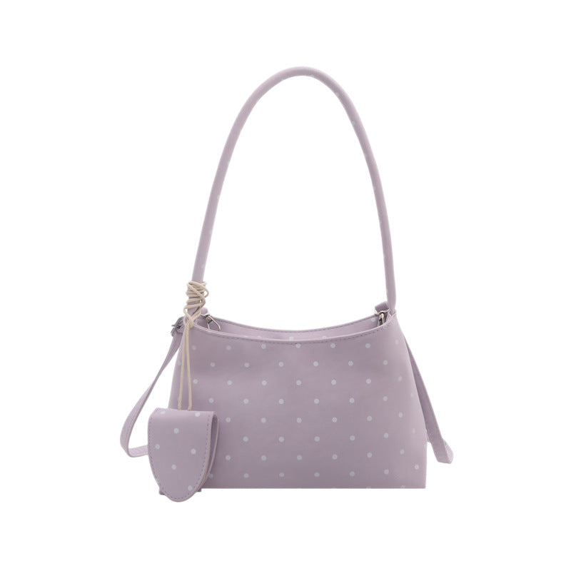 Polka Dot Shoulder Handbag