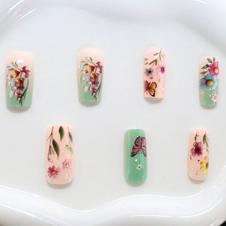 Floral Themed Nail Art Set Stornfield