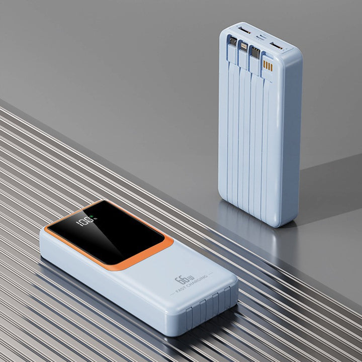 Portable power bank with 66W fast charging technology and LCD display Stornfield