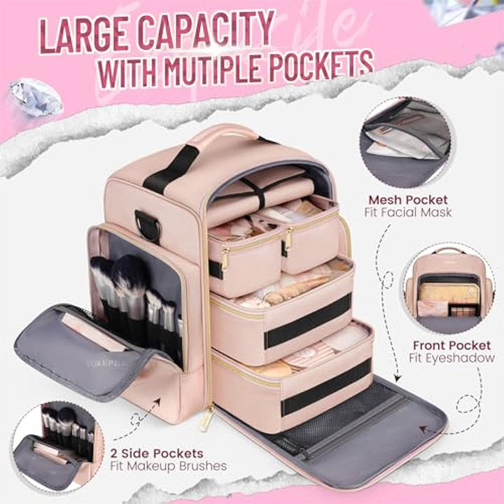 Cosmetic Organizer Backpack with Multiple Compartments Stornfield