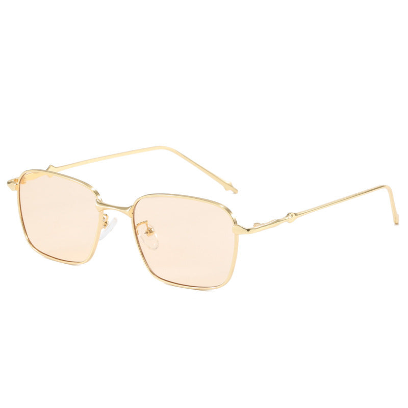 Women elegant square sunglasses with high-quality metal frame Stornfield