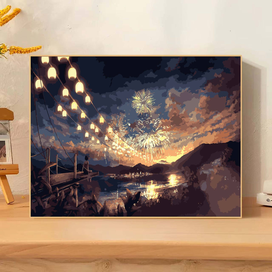 Scenic Landscape Art Canvas Print Stornfield