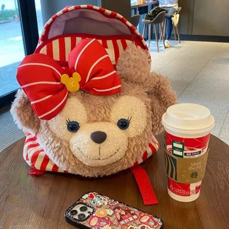 Plush backpack with playful animal design Stornfield