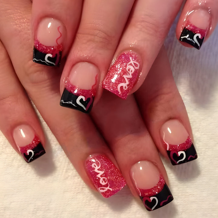Glamorous Glitter Nail Art Design Stornfield