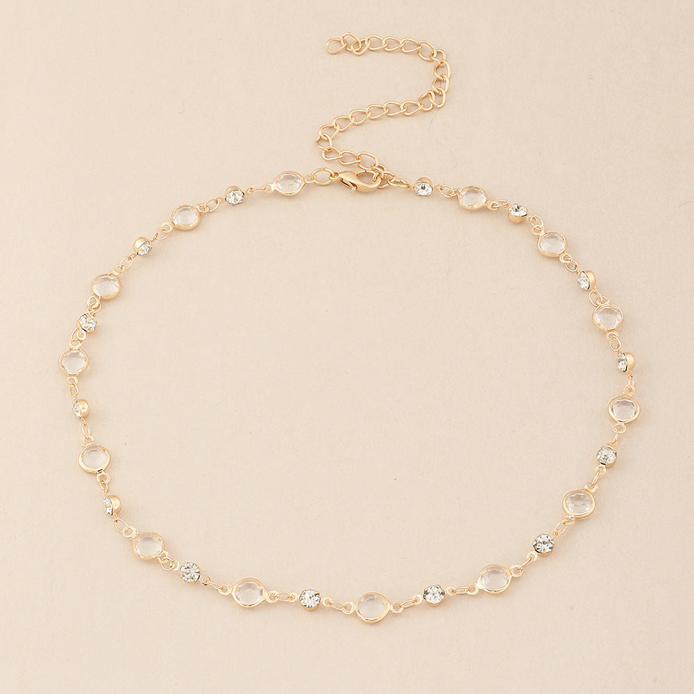 Elegant Crystal Embellished Anklet Stornfield