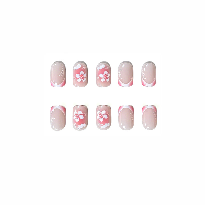 Floral Acrylic Nail Art Design Stornfield