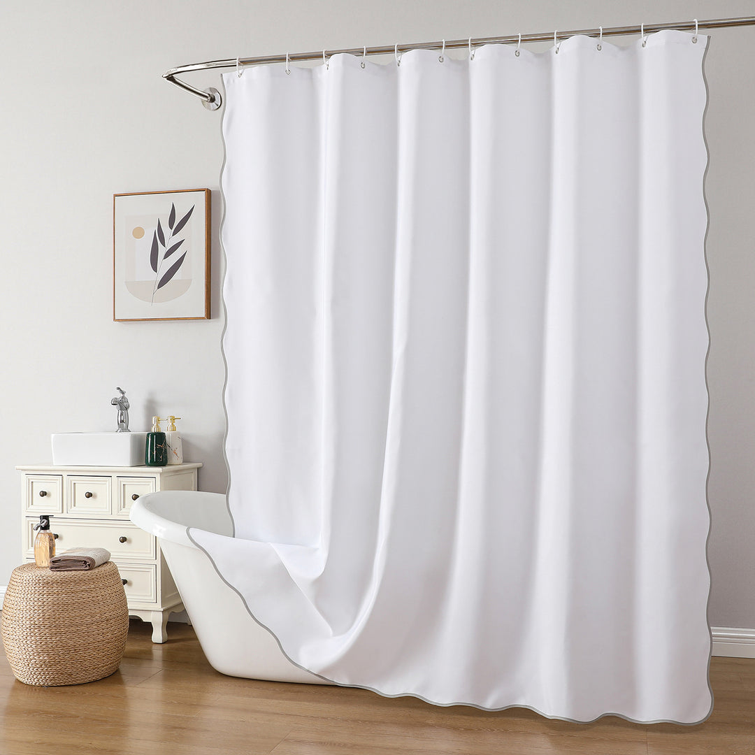 Modern Minimalist Shower Curtain Stornfield