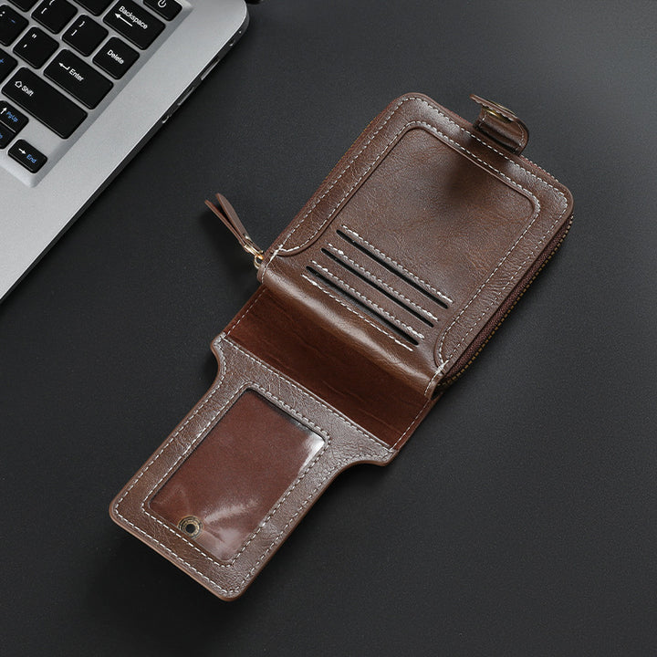 Bi-Fold Zip Wallet with Card Slots Stornfield