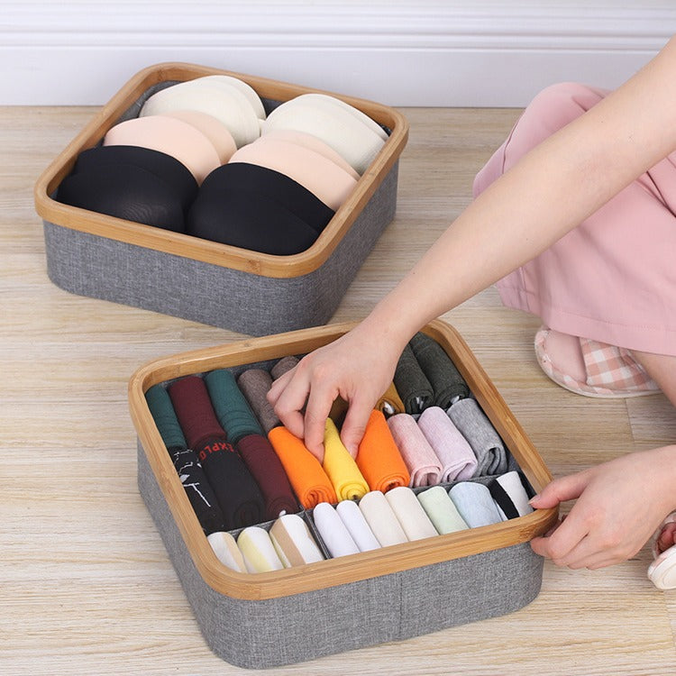 Bamboo Storage Tray Organizer Stornfield