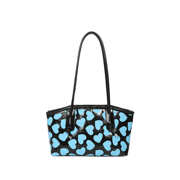WoCasual Heart-Patterned Tote Bag Stornfield