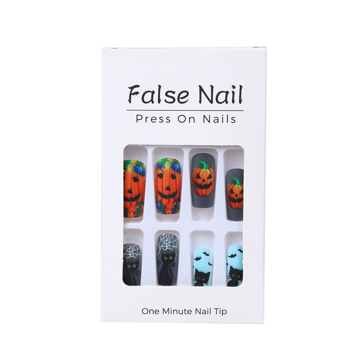 Creative Halloween Design Artificial Nails Stornfield