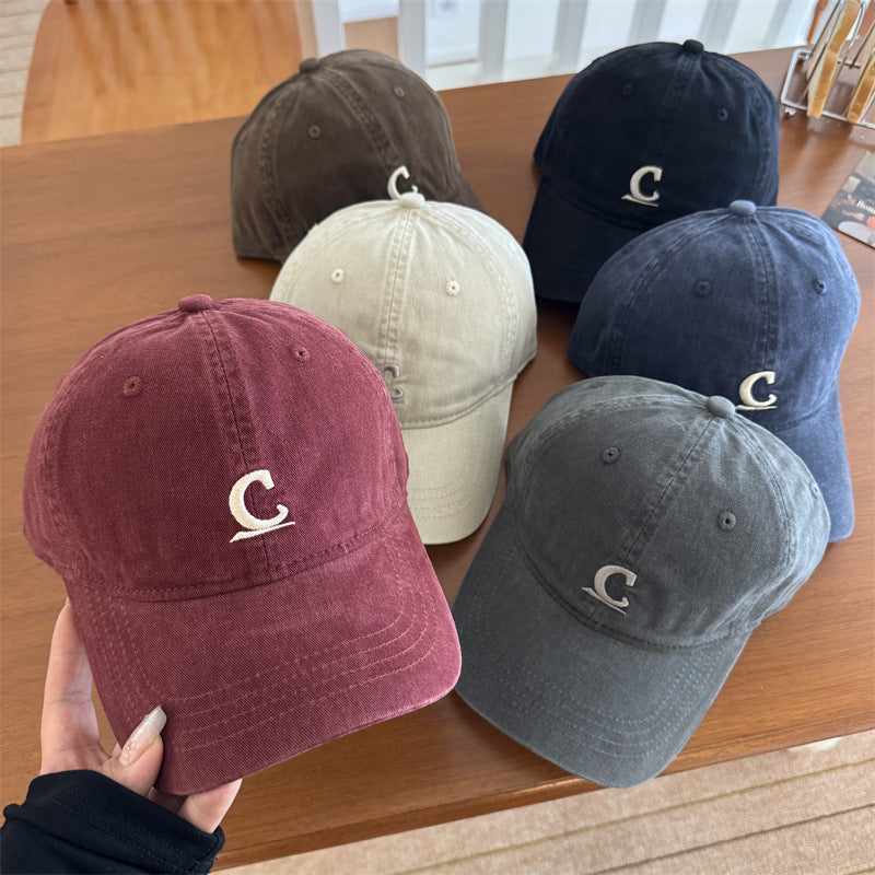 Men's Vintage-Inspired Washed Denim Cap Stornfield