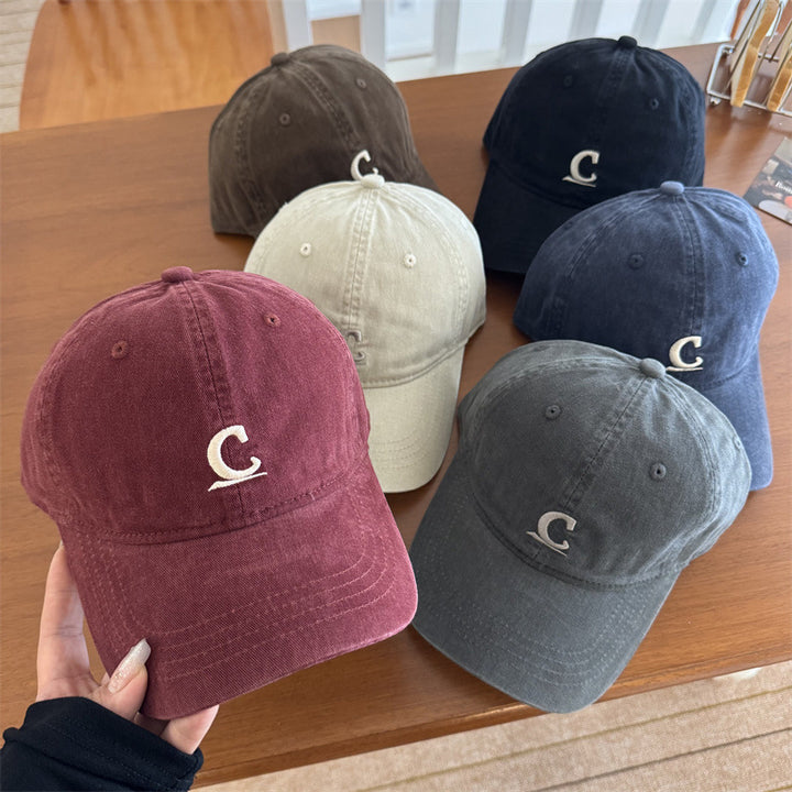 Men's Vintage-Inspired Washed Denim Cap Stornfield