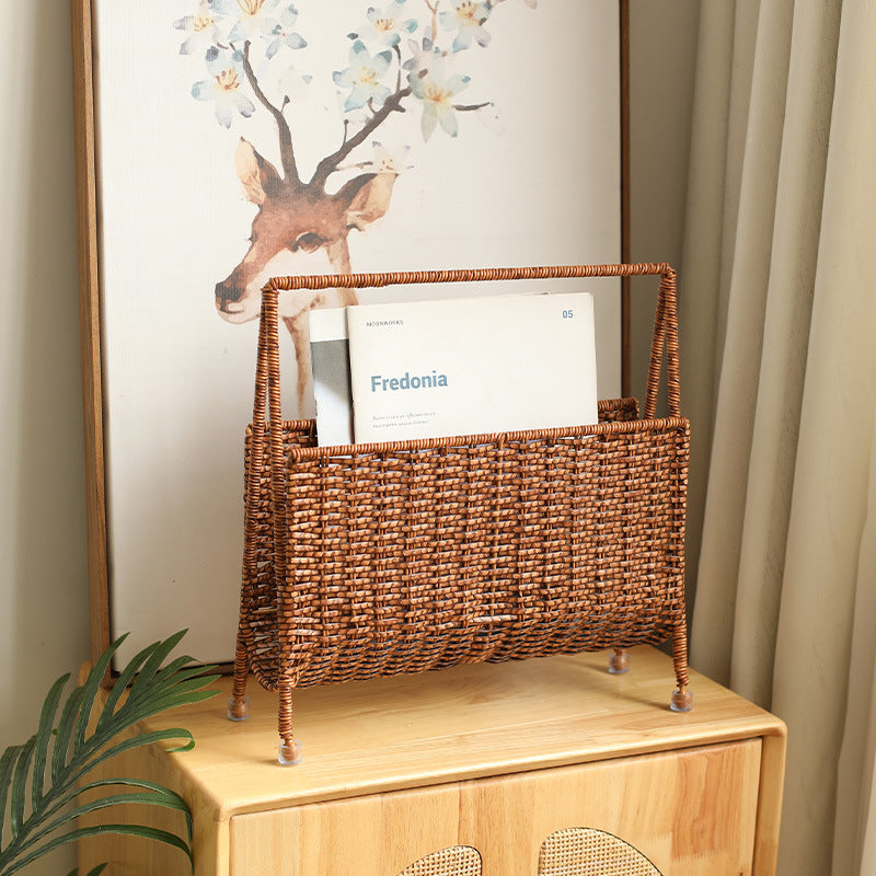Unisex Handwoven Newspaper and Magazine Stand Stornfield