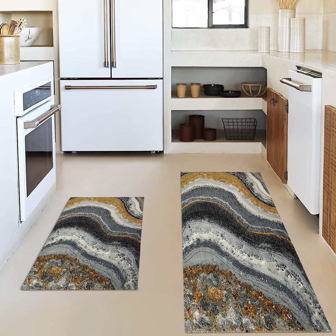 Vintage-Inspired Kitchen Mat Set Stornfield