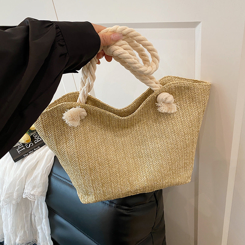 Chic Handwoven Beach Tote Bag Stornfield