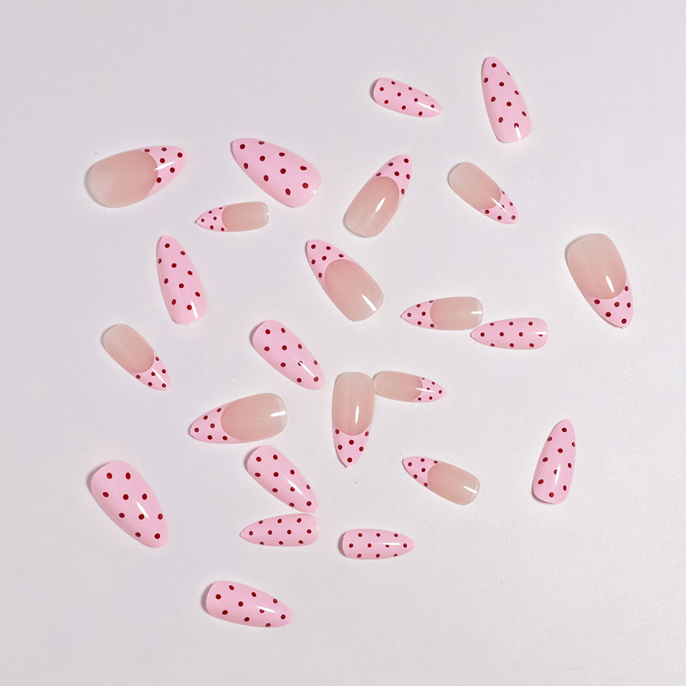 Artistic Polka Dot Press-On Nail Design Stornfield
