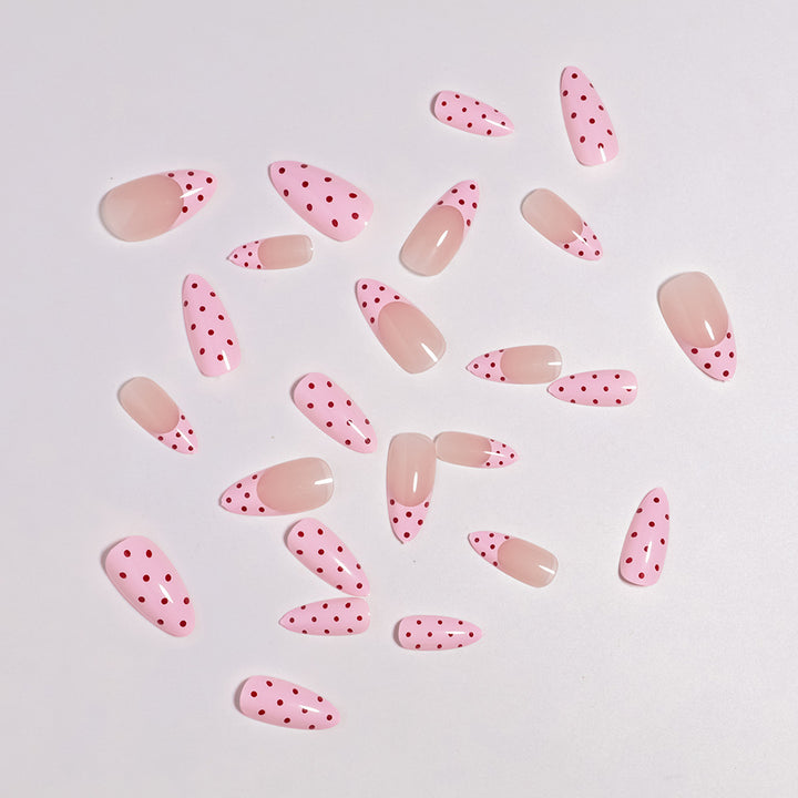 Artistic Polka Dot Press-On Nail Design Stornfield