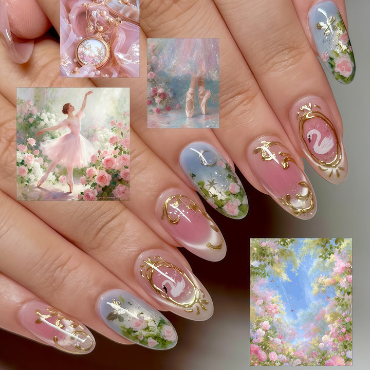 Elegant and playful artificial nails Stornfield