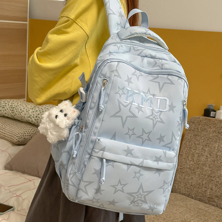 Star-Patterned School Backpack Stornfield