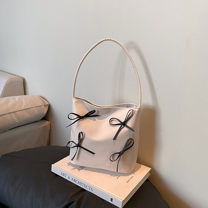 Bow-Embellished Handbag