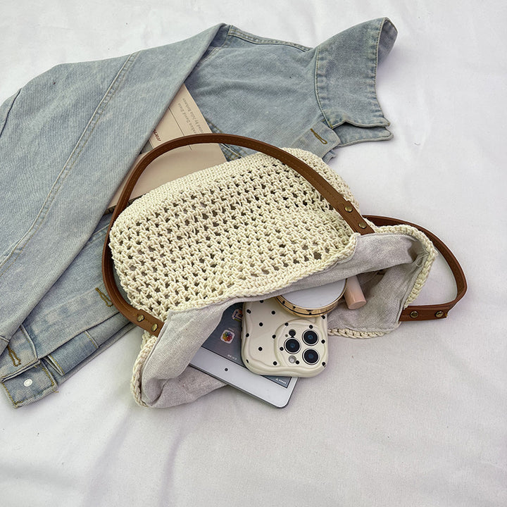 Handwoven Seagrass Beach Tote