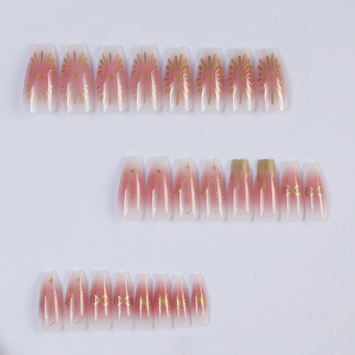 Artificial nails with intricate flower design Stornfield