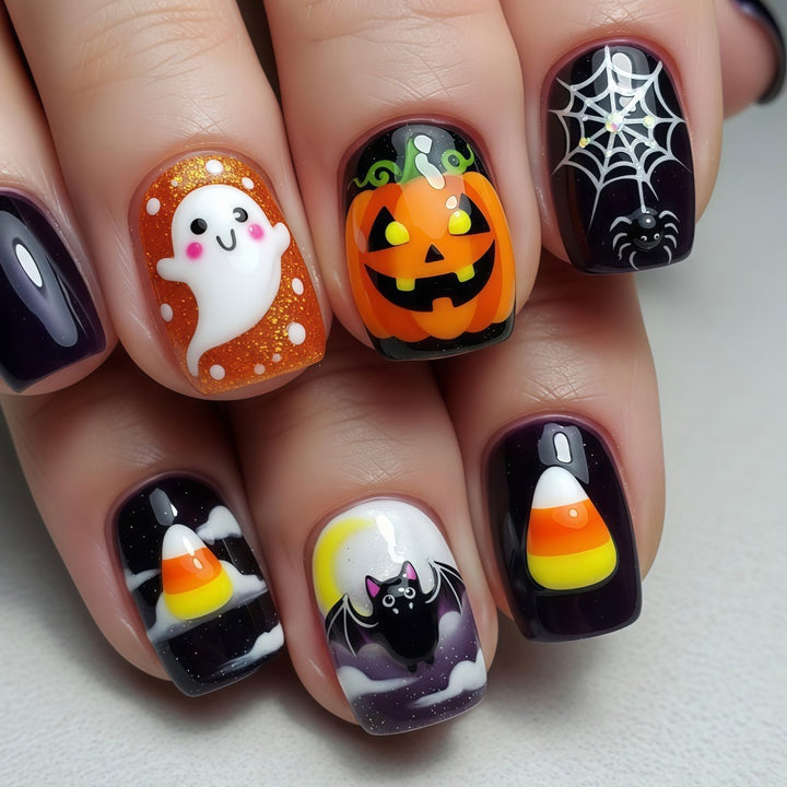 Creative Halloween Art Nail Set Stornfield