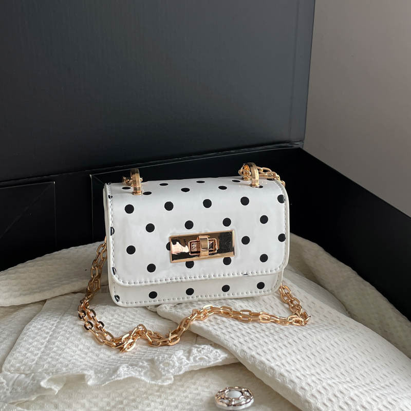 Polka Dot Mini Crossbody Handbag